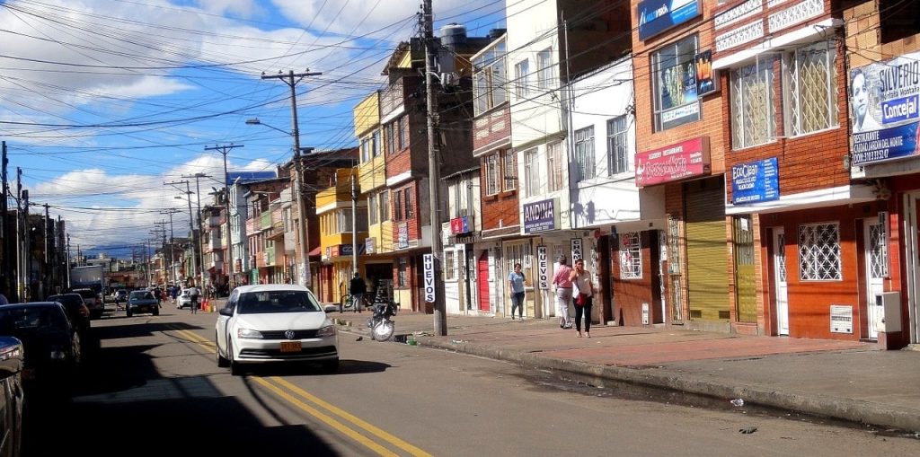 Bogota, Colombia streets