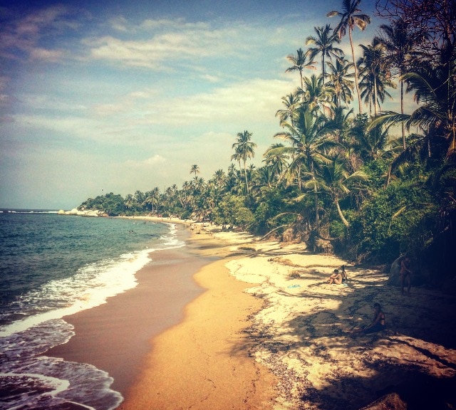 Beaches in Santa Marta, Colombia