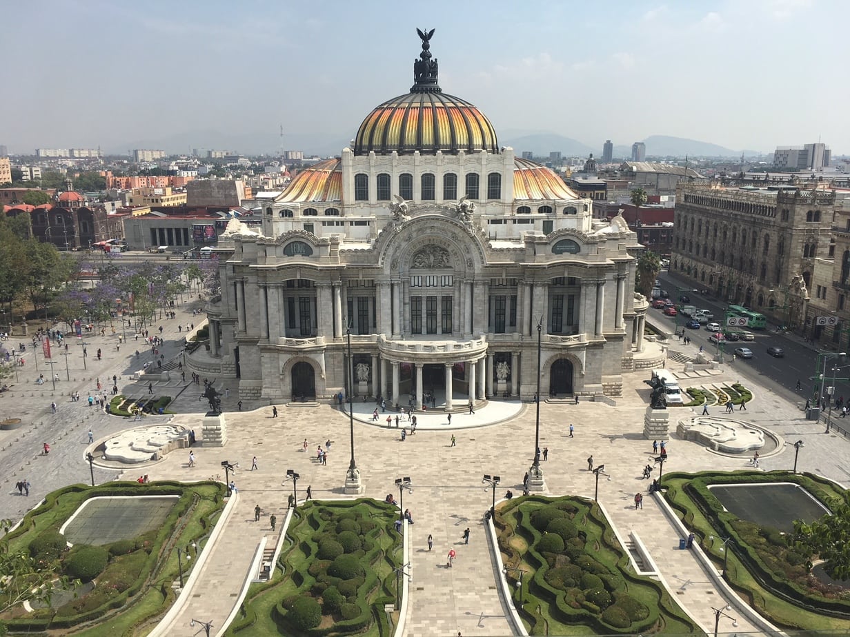 Palacio de Bellas Artes Mexico City.