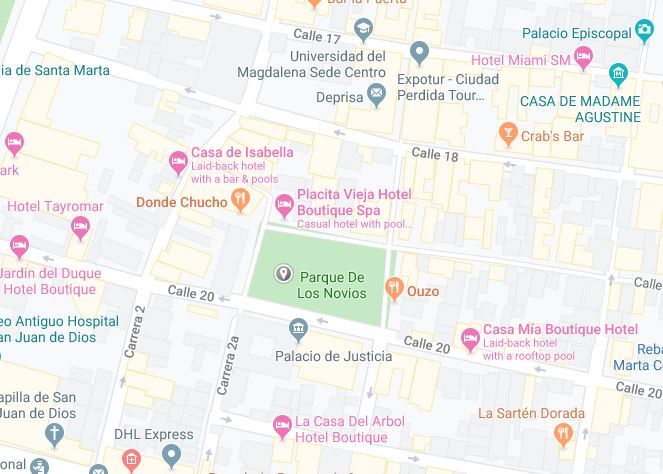 parque de los novios santa marta nightlife