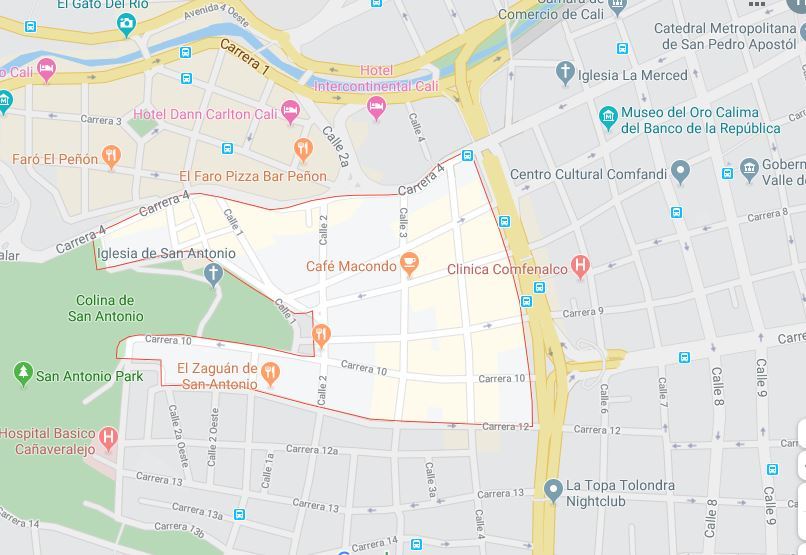 san antonio cali colombia