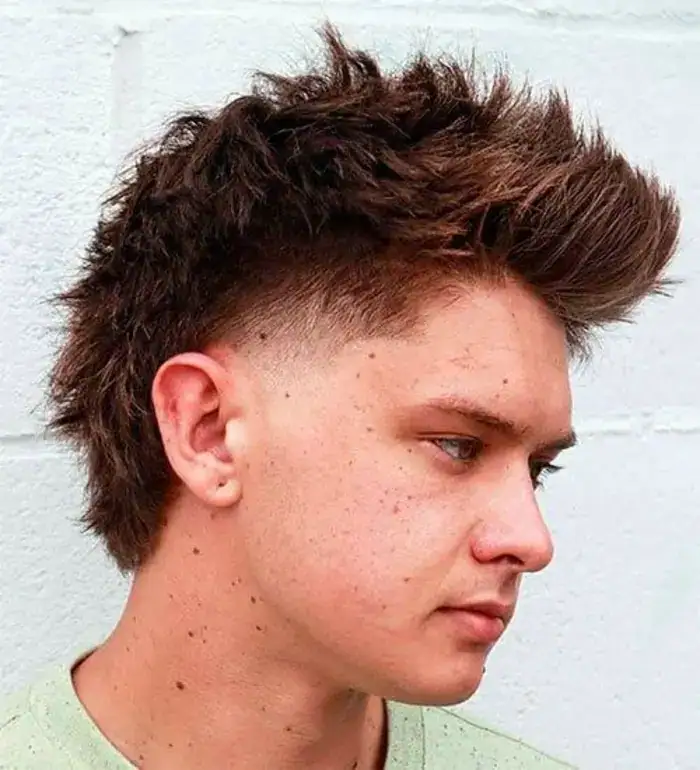 Short and Spiky Mullet