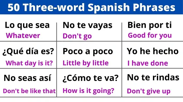 Other Little Spanish Words
