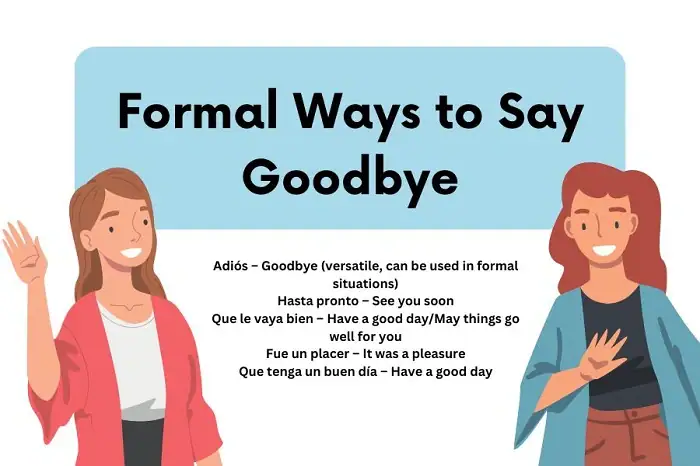 Goodbye after Buenos Días