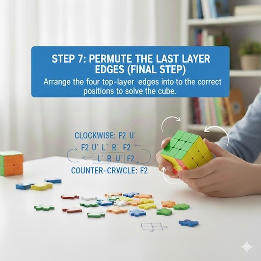 how to solve rubik's cube step 7