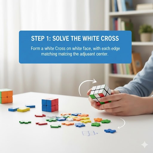 How to Solve a Rubik's Cube step 1