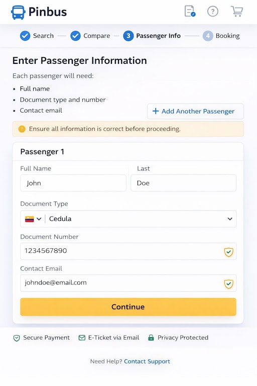 Passenger details